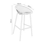 Kit04BanquetasDropsPolipropilenoFendiBaseAco75718