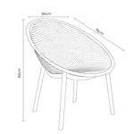 Kit04PoltronasDropsPolipropilenoVerde75725