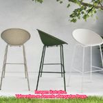 Kit04BanquetasDropsPolipropilenoFendiBaseAco75718