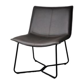 Poltrona Bibiana Corino Cinza Aço Preto - 75809