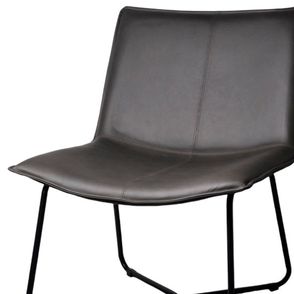 Poltrona Bibiana Corino Cinza Aço Preto - 75809