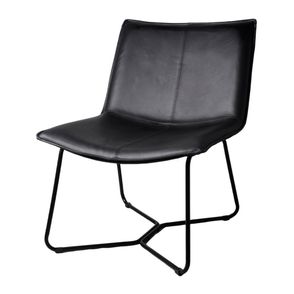 Poltrona Bibiana Corino Preto Aço Preto - 75810
