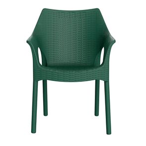 Cadeira Relic Polipropileno Verde Alecrim Pés Alumínio com PP Verde Alecrim - 75892