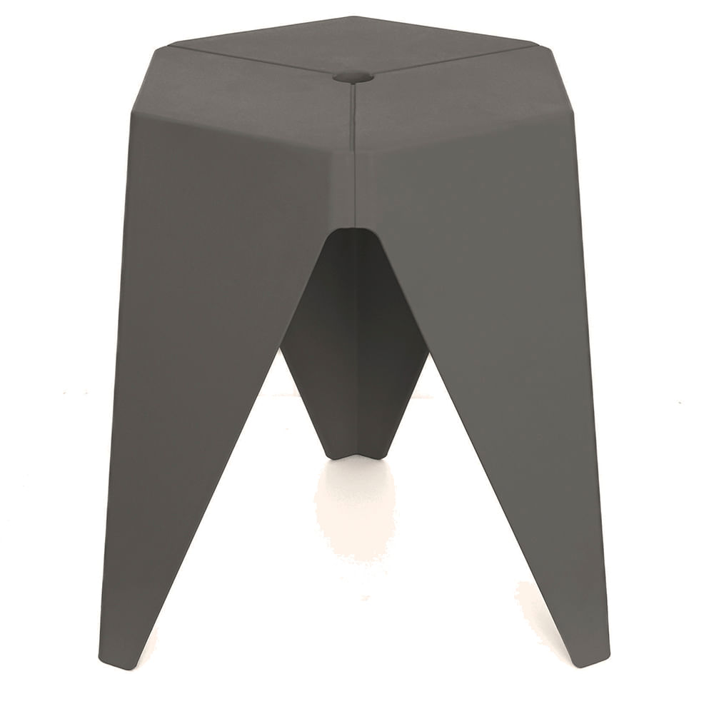 Banco-Bee-Polipropileno-Cinza-Mushroom---75943
