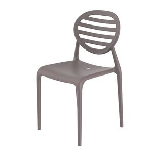 Cadeira Stripe Polipropileno Cinza Mushroom - 75957