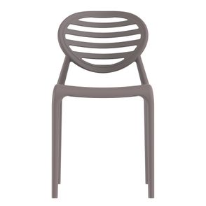 Cadeira Stripe Polipropileno Cinza Mushroom - 75957