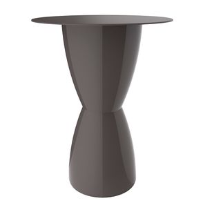 Mesa Redonda Bery Polipropileno Cinza Mushroom 60cm - 75973