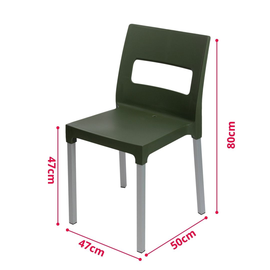 Cadeira-Vezo-Polipropileno-Verde-Alecrim-Pes-Aluminio-Prata---76020