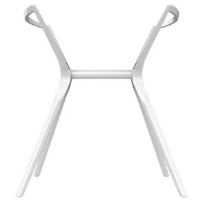 Base de Mesa Baletto Para 04 Lugares Alumínio Branco - 76036