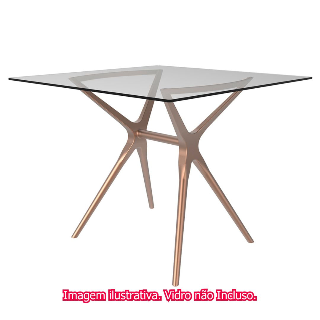 Base-de-Mesa-Baletto-Para-04-Lugares-Aluminio-Rose---76039