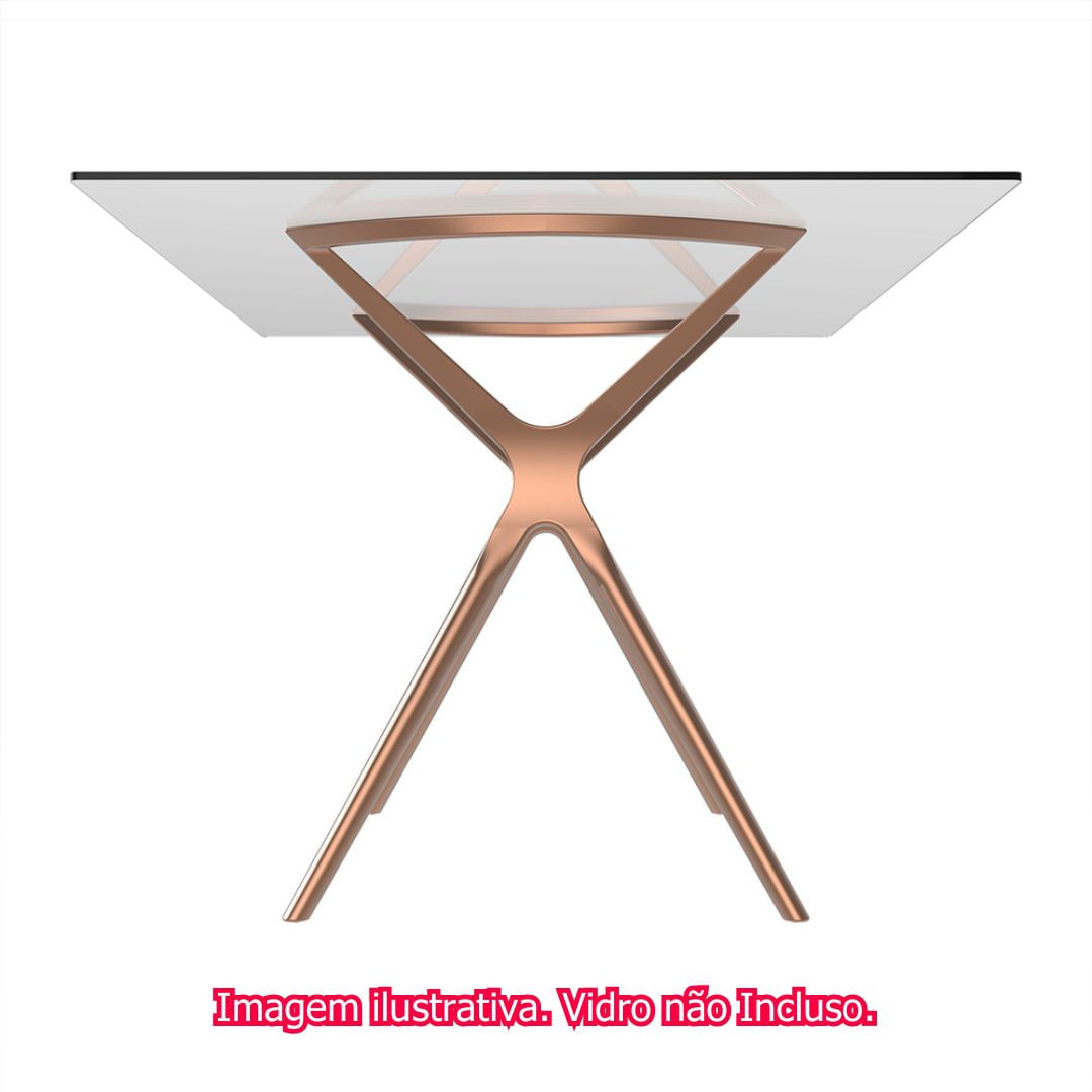 Base-de-Mesa-Baletto-Para-04-Lugares-Aluminio-Rose---76039