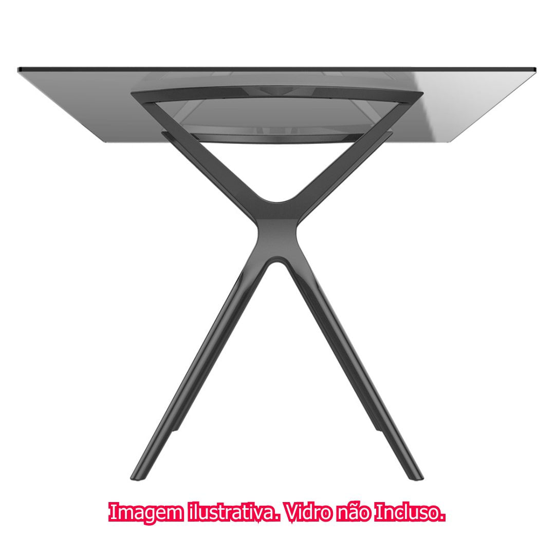 Base-de-Mesa-Baletto-Para-04-Lugares-Aluminio-Preto---76040
