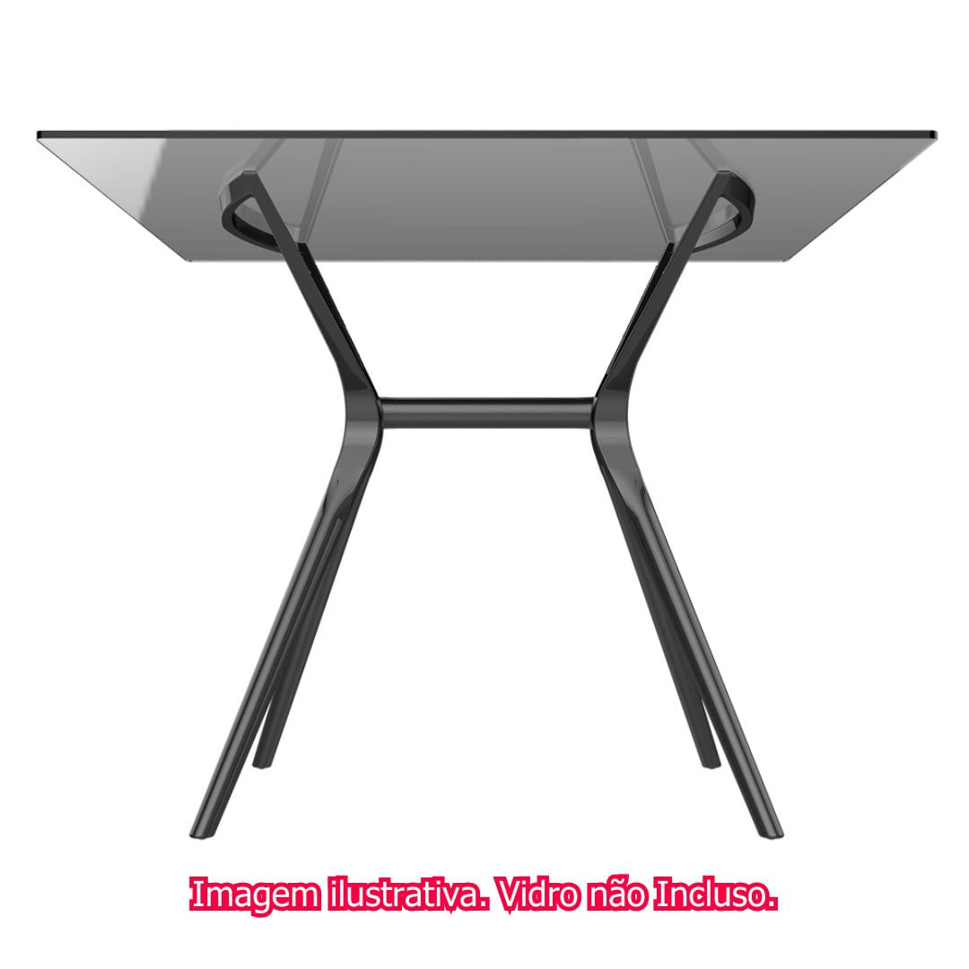 Base-de-Mesa-Baletto-Para-04-Lugares-Aluminio-Preto---76040