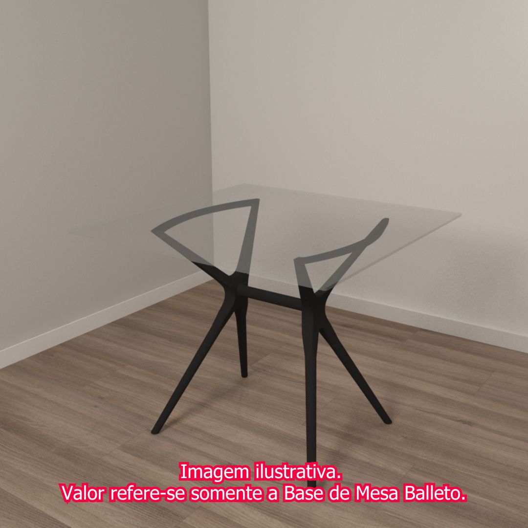 Base-de-Mesa-Baletto-Para-04-Lugares-Aluminio-Preto---76040