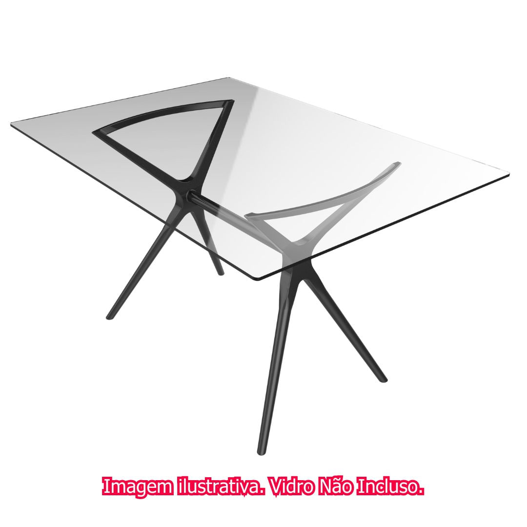 Base-de-Mesa-Baletto-Para-06-Lugares-Aluminio-Preto---76042