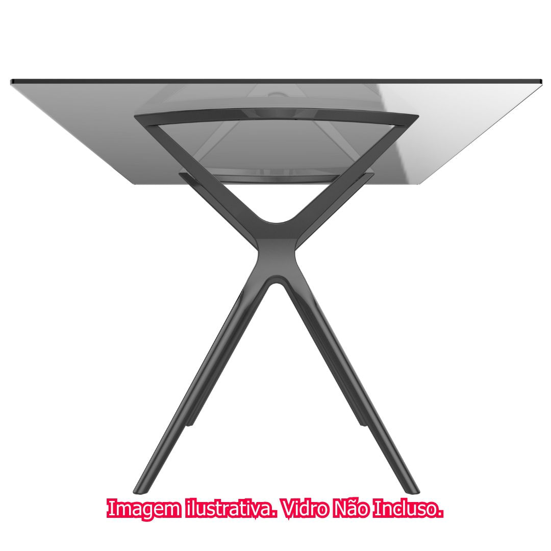 Base-de-Mesa-Baletto-Para-06-Lugares-Aluminio-Preto---76042