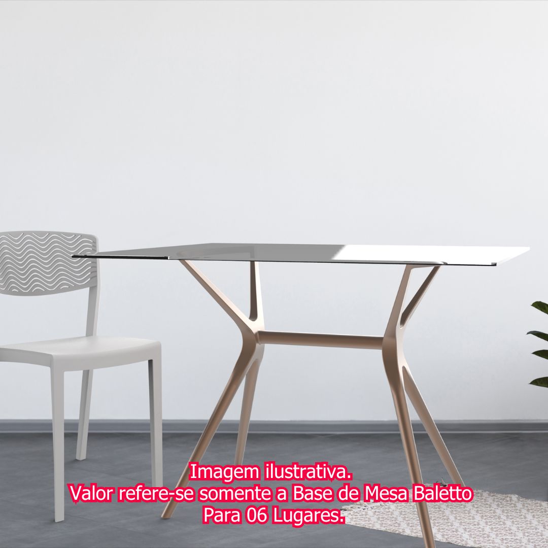 Base-de-Mesa-Baletto-Para-06-Lugares-Aluminio-Rose---76046