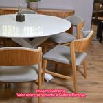 CadeiraFlorencaEstofadaTecidoCinzaBaseAmbar74229