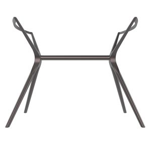 Base de Mesa Baletto Para 08 Lugares Alumínio Titânio - 76085