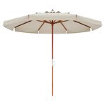 OmbrelloneIlhabelaCoberturaBagumBegeHasteemMadeira300cm68876