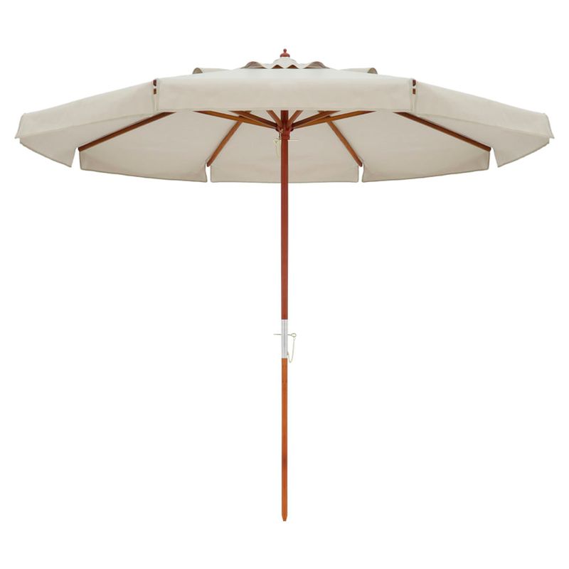 OmbrelloneIlhabelaCoberturaBagumBegeHasteemMadeira300cm68876