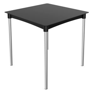 Mesa Atto 04 Lugares PP Preto Pés Alumínio 74cm - 76142