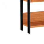 EstanteElegante3Torrescom1Gaveteiroe2Porta216MTLARGcorFreijocomPretoFosco52832