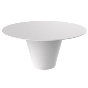 Mesa de Centro Redonda Fluo Polipropileno Branco 60cm - 76170