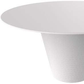 Mesa de Centro Redonda Fluo Polipropileno Branco 60cm - 76170