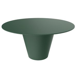 Mesa de Centro Redonda Fluo Polipropileno Verde Alecrim 60cm - 76175