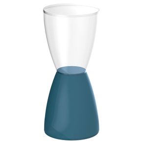 Banqueta Bery Assento Policarbonato Cristal Base PP Lazuli - 76213