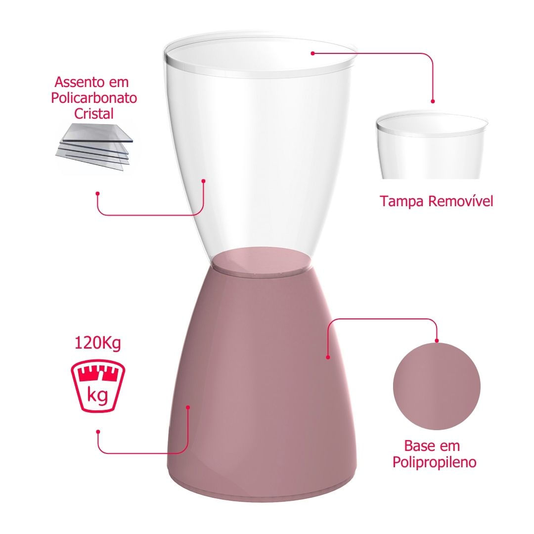 Banqueta-Bery-Assento-Policarbonato-Cristal-Base-PP-Calla-Rose---76214