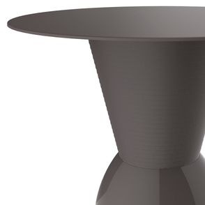 Mesa de Centro Nick Polipropileno Cinza Mushroom 60cm - 76230