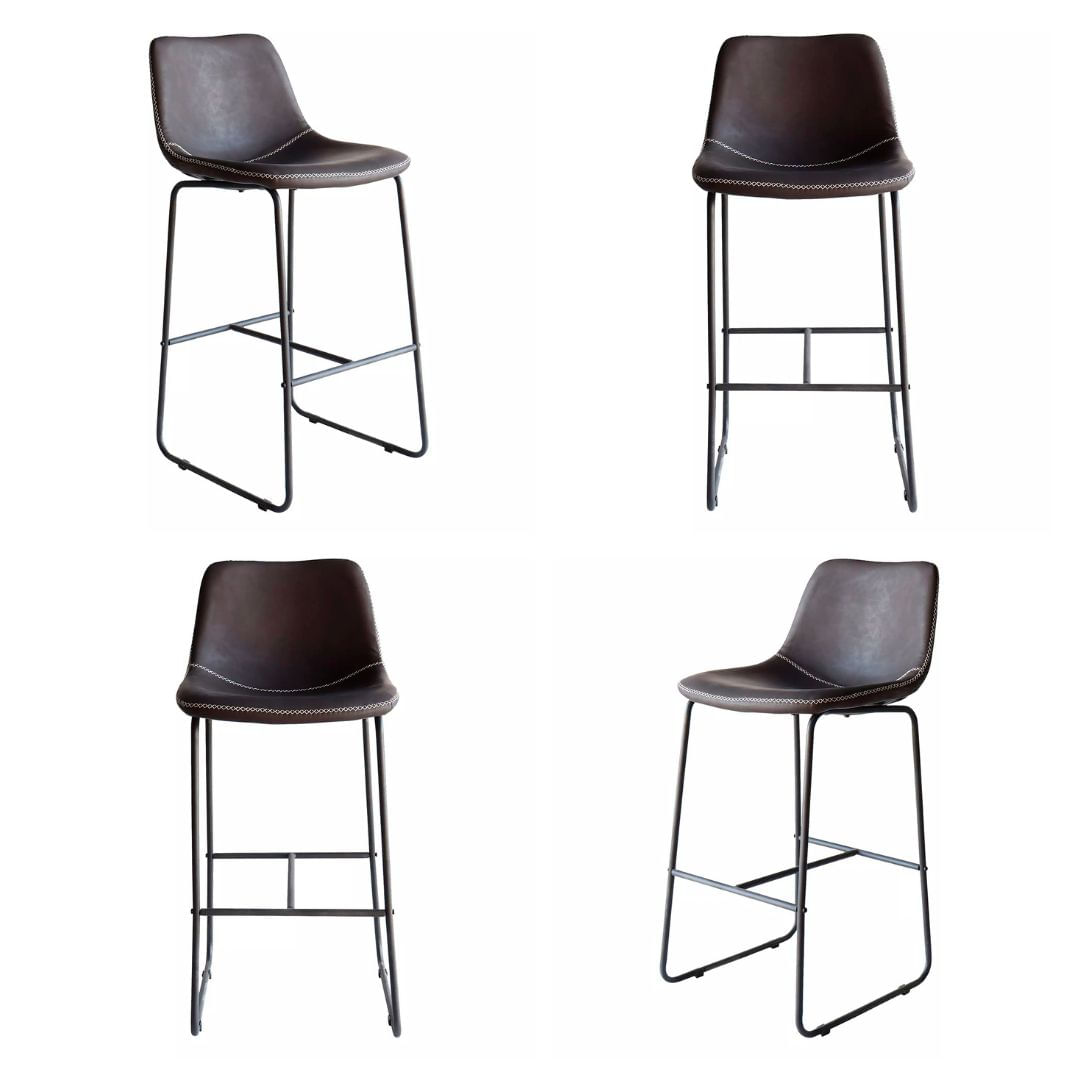 Kit-04-Banquetas-Couro-Ecologico-Oxford-Preto-Base-Aco---76288