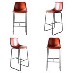 Kit04BanquetasCouroEcologicoOxfordConhaqueBaseAco76290