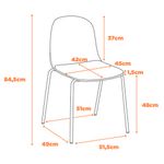 Kit04CadeirasBilbaoPolipropilenoNudeBaseEmAco76363