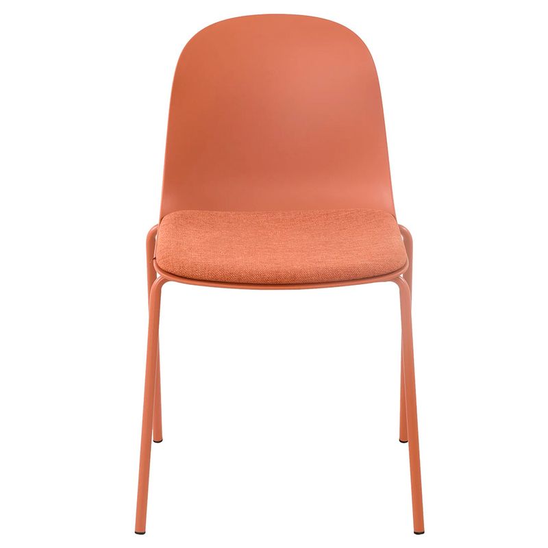 Kit04CadeirasBilbaoPolipropilenoTerracotaBaseEmAco76367