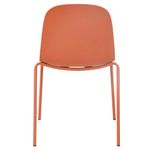 Kit04CadeirasBilbaoPolipropilenoTerracotaBaseEmAco76367