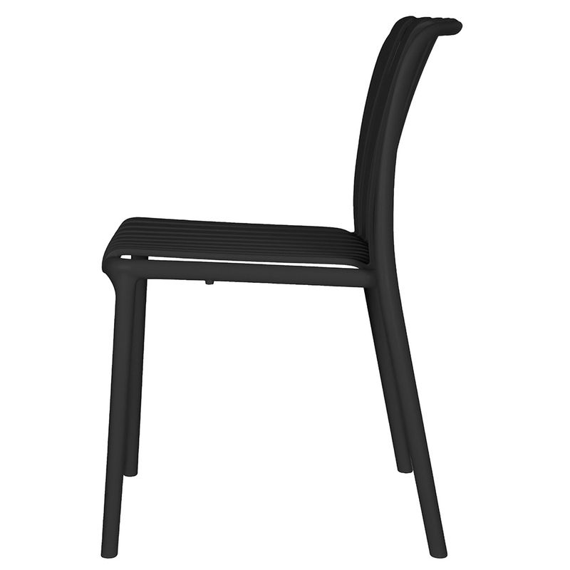 Kit04CadeirasCancunPolipropilenoPreto76369