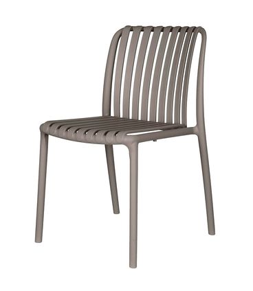 Kit 04 Cadeiras Cancun Polipropileno Cinza - 76370