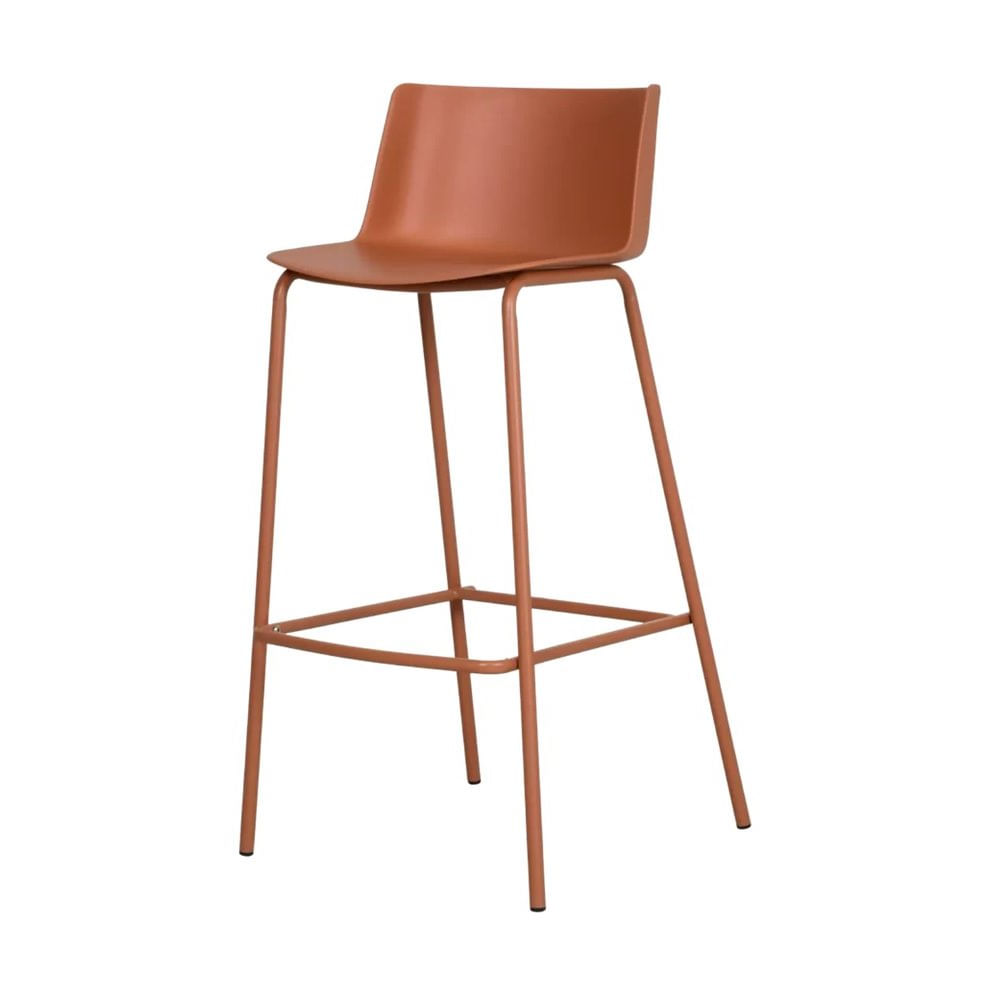 Kit-04-Banquetas-Ipanema-Media-Polipropileno-e-Base-Aco-Terracota