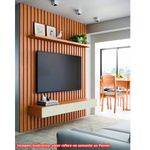 PainelSuspensoRoofTB186RipadocomLedCorFreijoeOffWhite178cm