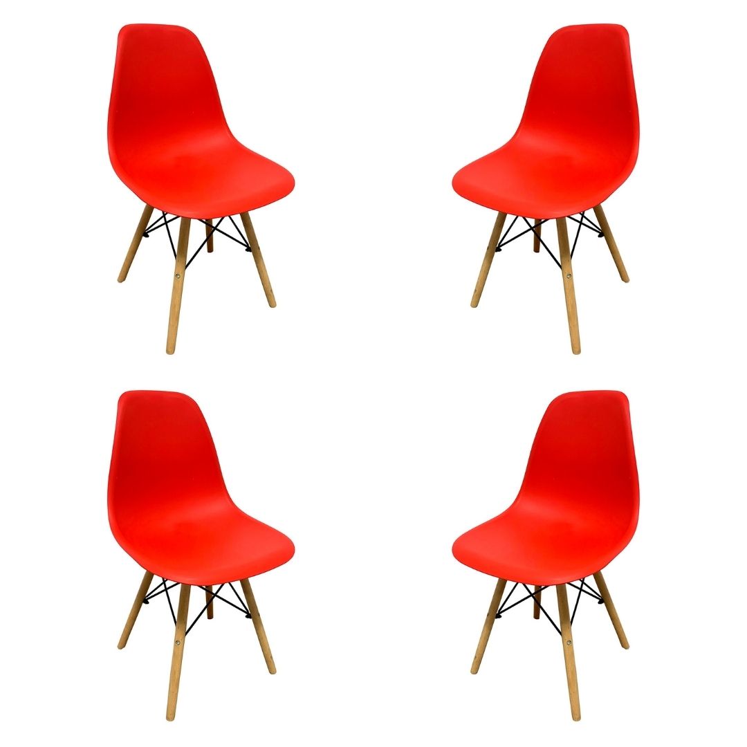 Kit-04-Cadeiras-Eames-Eiffel-PP-Vermelho-Base-Madeira---76518