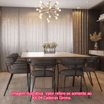 Kit04CadeirasGironaTecidoGrafiteBaseAcoCarbonoPreto7652