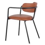 Kit04CadeirasGironaCorinoCarameloBaseAcoCarbonoPreto76528