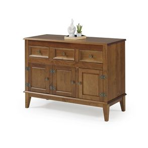 Buffet Antoine 3 Portas 3 Gavetas Base Amêndoa 114cm - 75085
