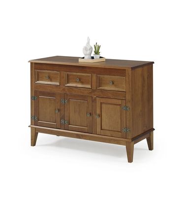 Buffet Antoine 3 Portas 3 Gavetas Base Amêndoa 114cm - 75085