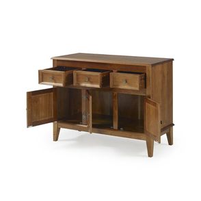 Buffet Antoine 3 Portas 3 Gavetas Base Amêndoa 114cm - 75085