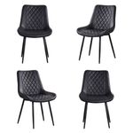 Kit04CadeirasHaifaCorinoPretoBaseAcoPreto76537