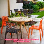 Kit04CadeirasGruvyerPolipropilenoLaranja76535